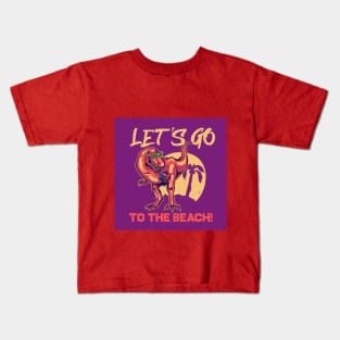 Let's Go To The Beach Kids T-Shirt